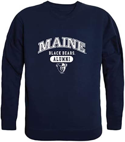 W Republic University of Maine Black Mears Alumni Fleece Crewneck Dukseri - Mornarice, Medium