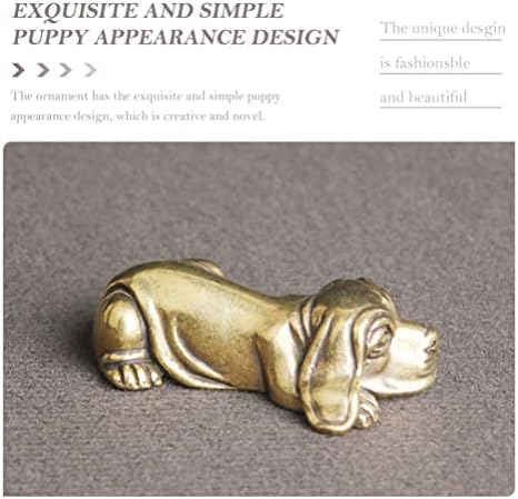 Lioobo Vintage Decor Escargot Snails Puževi Mesing Štenac Figurine Rustic Dog Ornament Kolekcionarska