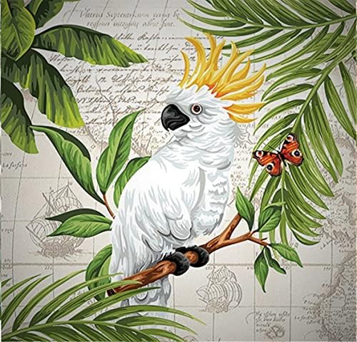 20-CT 13x13 Bijele ptice salvete Dekorativne salvete Decoupage Papir salvete za jednokratnu upotrebu salvete
