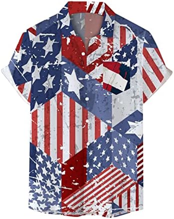 Duge rukave Muška zmajeva košulja muška moderna zastava za Dan nezavisnosti 3d Digitalna štampa personalizirani