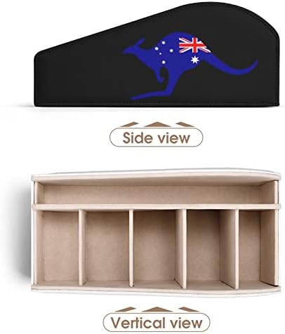 Držač za daljinsko upravljanje zastava Australian Kenguroo zastava PU kožna pohranjivanje za kućnu površinu
