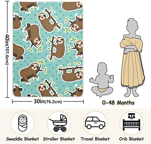 Swaddle pokrivač lijena pamučna pokrivačica za dojenčad, primanje pokrivača, lagana mekana prekrivačica
