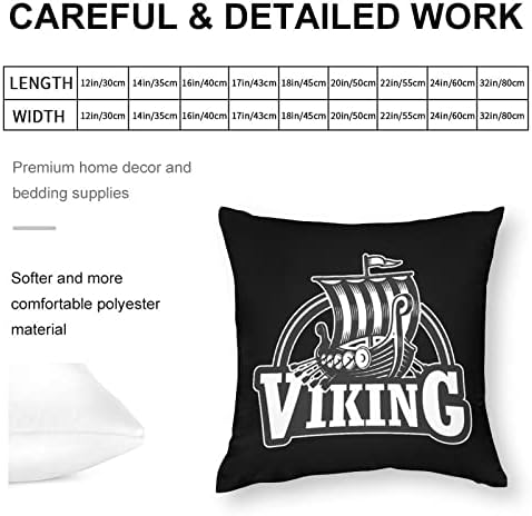 Viking brod bacaju jastuk sa jastukom sa jastučnim jastučićima sa zatvaračem Zaštitnik za kauč na kauču dnevni
