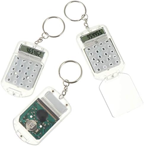 Kancelarijski kalkulatori 3pcs Mini elektronički kalkulator ključa sitni mali džep kalkulator