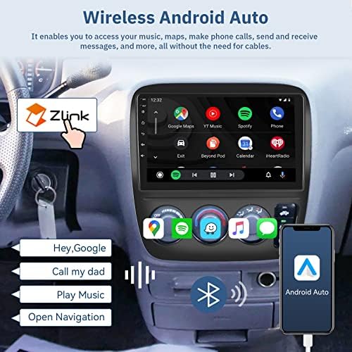 2G+32G Android 11 Auto Stereo za Honda CRV 1997-2001 sa bežičnim Carplay Android Auto, 9 dodirni ekran auto Radio