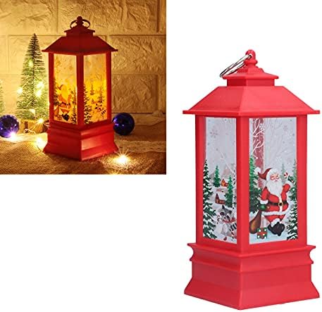 ZRQYHN Božić lampioni dizajn sa kukom LED osvijetljeni snjegović lampioni baterije za Božić odmor