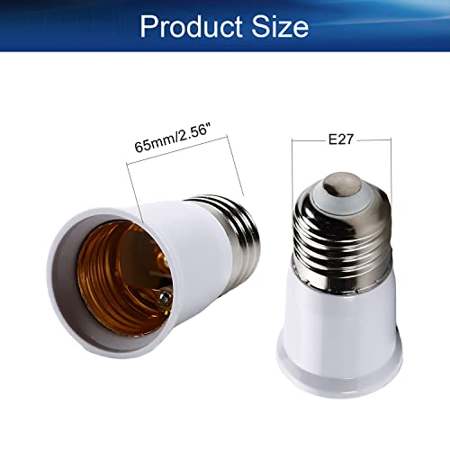 Heyiarbeit 3-Pack E27 do E27 Adapter luster Light Socket Extender Light Screw Bulb Base Converter materijal
