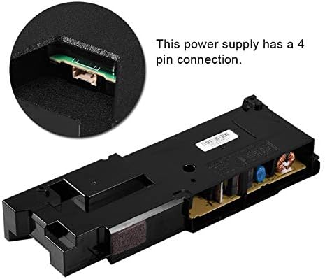 Zamjensko napajanje,zamjenska jedinica za napajanje ADP-200ER sa 4 pina za Sony Playstation PS4 CUH-1215a CUH-12xx serija, napravljena od ABS-a, otporna na habanje i protiv korozije