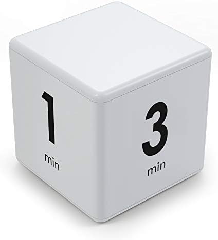 Cube Timer,Pretmess Gravity Flip Kuhinjski Tajmer za upravljanje vremenom i podešavanja odbrojavanja 1-3-5-10