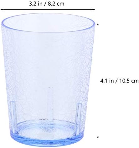 Hemoton plastične čaše za vino 2pcs plastična kupa za vodu za pucanje dizajna za piće za piće čaše za piće