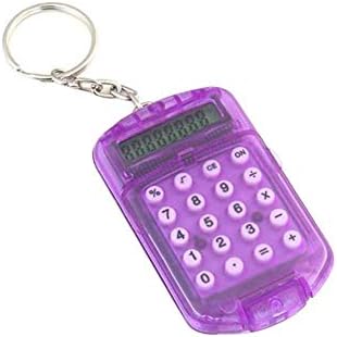 Mini džepni elektronički kalkulator 8-cifre tipke tipke Key prsten za prsten ured alat Superior