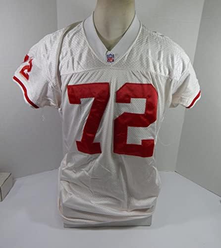 1995 San Francisco 49ers Oliver Barnett 72 Igra Izdana bijeli dres 50 DP32942 - Neintred NFL