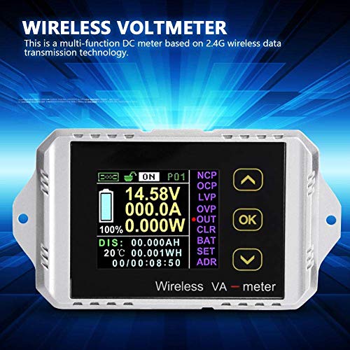 DC mjerač AMP volt, boja LCD ekrana za bežični mjerač, 2.4G tehnologija bežičnog prijenosa podataka za mjeru