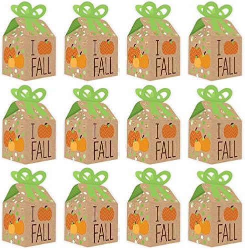 Velika tačka sreće patch bundeve - kvadratni poklon kutije - jesen, Halloween ili Dan zahvalnosti
