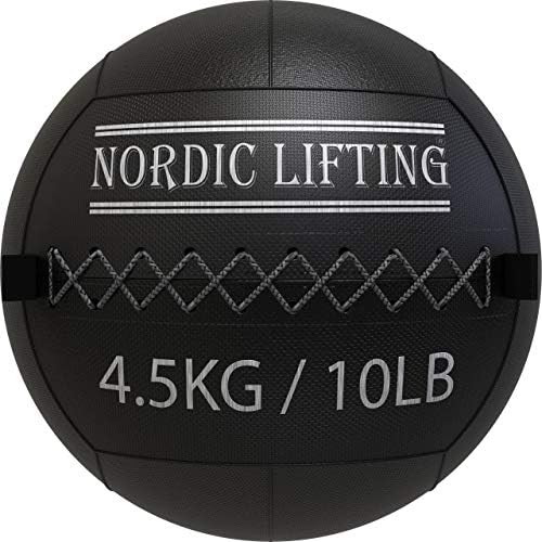 Nordic Lifting Wall Ball 10 lb paket sa cipelama Venja veličina 11.5-crna crvena