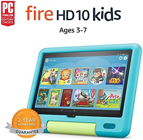 Fire HD 10 Kids tablet, 10,1 , 1080p Full HD, u dobi 3-7, 32 GB, nebo plavo