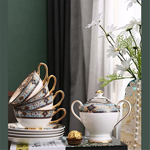 Cujux evropskog stila keramičkog čaja za kavu Porcelanski čaj čaja Pot čaj za čaj čaj čaša Šećerna posuda
