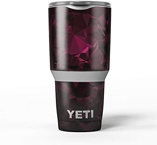 Dizajn Skinz Pink Geometric V11 - Kožnica naljepnica Vinil Komplet Kompatibilan sa Yeti Rambler Cooler Tumbler Cups