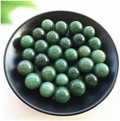 Ruitaiqin Shitu 1pc 15-18mm Natural Green Aventurina Crystal Sfehe Ball Bealing DIY Craft Dekoracija Prirodno