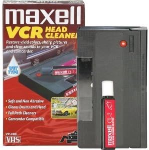 Maxell Cleaning VHS tape Cartridge kamkorder kompatibilan jednostavan za korištenje siguran za 100 upotreba