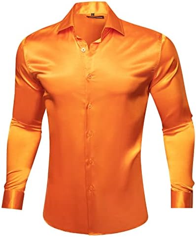 Modni muškarci majice Silk Paisley cvijet Dugi rukav Dress Shirt za poslovnu zabavu tkane svile Casual dizajner