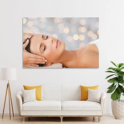Zdravlje Spa Decor Salon ljepote Poster masaža lica platno slika zid Art Poster za spavaću sobu dnevni boravak Decor12x18inch