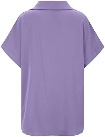 Plus size Tops for Women Shirts for Women Dressy Short Sleeve Shirts for light Crew Neck Casual Tunic