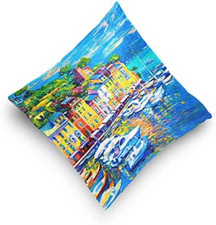 Vrhunski stolarski brodovi Sea Harbor Velvet Plish bacač jastuk za jastuk - 20 x 20 - Nevidljivi