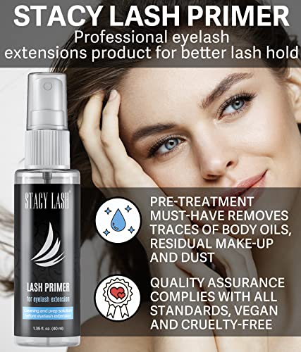 Extra Strong Evolution Eyelash Extension Glue Stacy Lash 5 ml + primer / 1-2 Sec Vrijeme sušenja / 8 tjedana