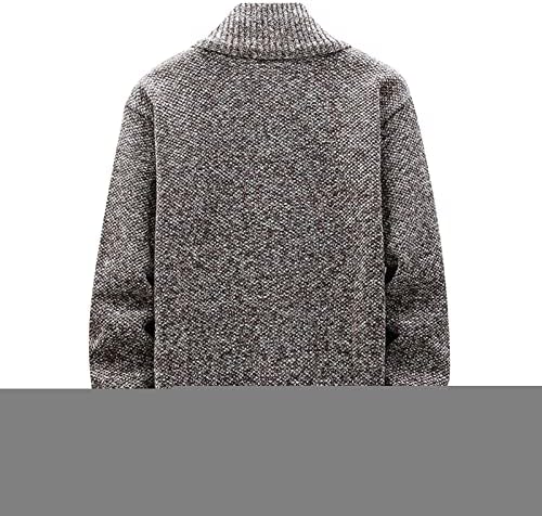 Muška pletena jakna casual džemper Cardigan patentni zatvarač Up bomber jakne Zimska topla aktivna jakna kabel rebrasta dukserica
