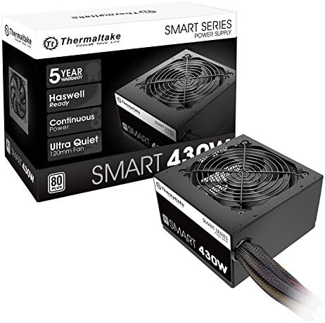 Thermaltake Smart 430W 80+ Crna neprekidna snaga ATX 12V V2.3 / EPS 12V & amp; Cooler Master MasterBox Q300L