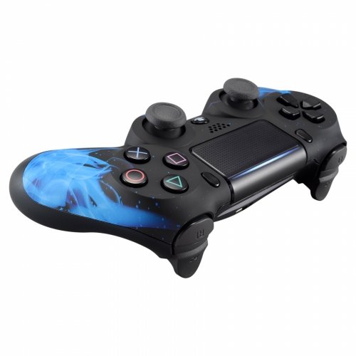 Modfreakz® prednja školjka plava vatra za PS4 Gen 4,5 V2 kontroler