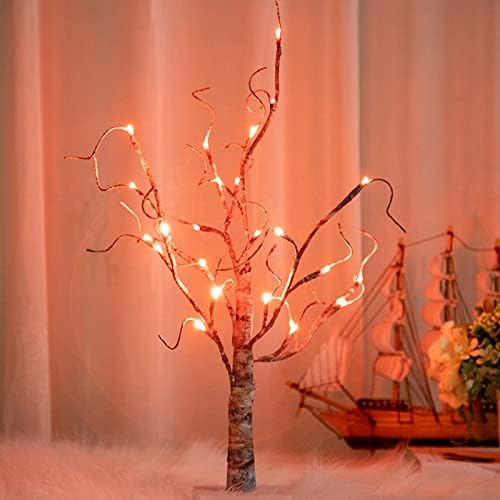 Božićno drvca sa svjetlima Mini Tree Ornament Topla bijela LED lagano ukrašavanje stola u zatvorenom ili vanjskom