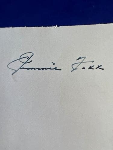 Jimmie Foxx potpisan 4.5x5. 5 Cut autogram Album Page JSA COA - MLB rez potpisa