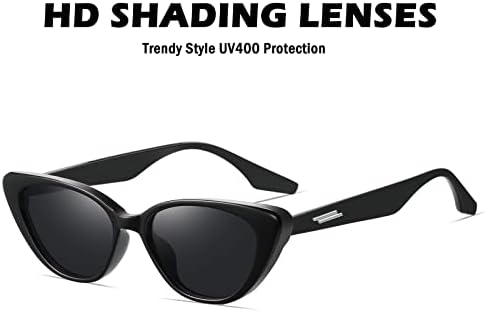 Fozono Retro Vintage uske naočare za sunce za mačje oko za žene muškarce 90-ih mali šik stil trendi Sunnies UV400