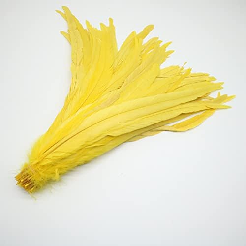 Pumcraft Feather for Craft 100pcs 30-35CM prirodno Petlovo repno perje za zanate Odjeća vjenčanje DIY