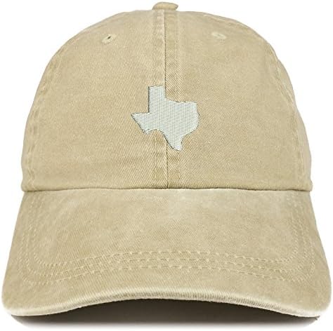 Trendi odjeća Trgovina Texas državnom kartom Vezeni oprani pamučni poklopac