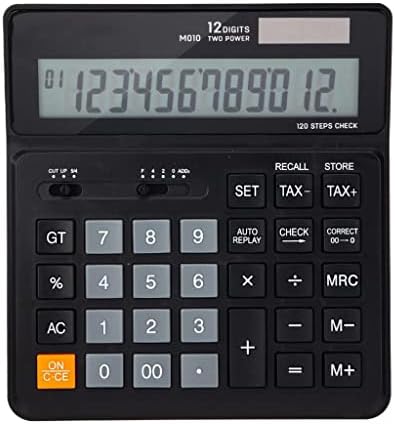 LDCHNH kalkulator Provjerite tačno 120 koraka crno bijelo 12-znamenkastom dvostrukoj elektroenergetske