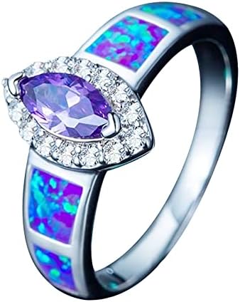 2023 Novi prsten veličine poklona 610 Prikladni prstenovi ljubičasti bankni život za svakodnevni modni