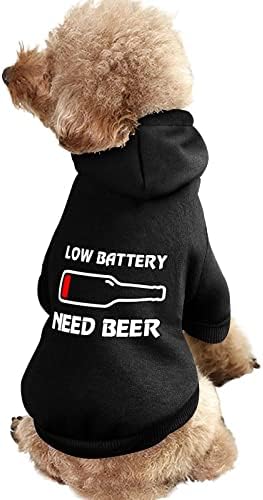 Slatka niska baterija trebaju pivo mačaka i hoodie pasa meka i topla pasa dukseri štenad za malog srednjeg ljubimca xs
