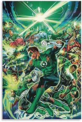 DSHUAI Green Lantern rat zelenih lampiona Poster platnena zidna umjetnička slika Kućni dekor HD poklon za Štampanje20x30inch