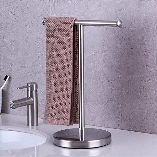 UxZDX Pokretivši držač za ručnike za ruke ručnik koji stoje stalak za ručnik crna kupelj za kupatilo za kupatilo ručnike Vješalice Vanity Countertop (boja: četkani, veličina