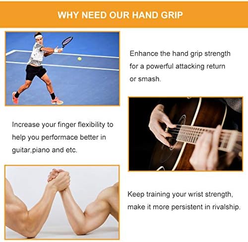 COVVY Rukohvat Forrener, 3 Paket Grip strength Trainer za podlakticu Forrener ruku Forrener za dom