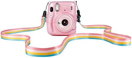 Elvam zaštitna torba za kameru kompatibilna sa Fujifilm Mini 11 Instant kamerom sa odvojivim podesivim remenom -
