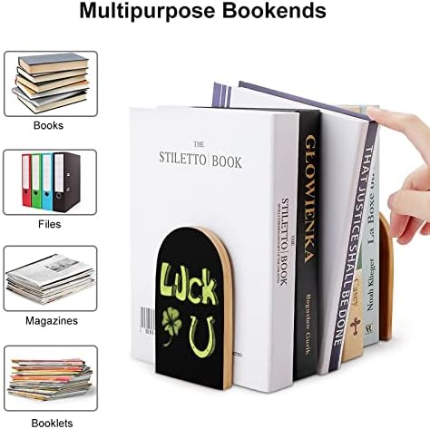 Bookends book Ends za police drveni Bookends držač za teške knjige razdjelnik moderni dekorativni 1 par
