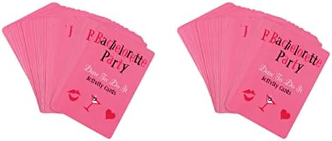 Bestoyard kartice 2 paketa 52 Bachelorette Bachelorette Dare Game Prop Game Party Games Piting,