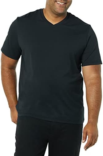 Essentials Muška obična majica s kratkim rukavima s V izrezom, pakovanje od 2 komada