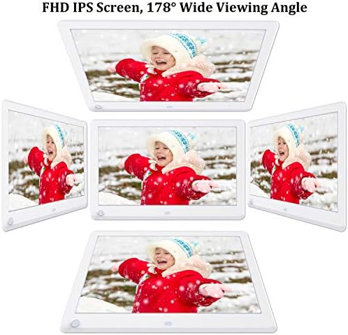 Digitalni okvir za slike 12 inčni HD IPS ekran rezolucije 1920x1080, 16:9 obroka, senzor pokreta,
