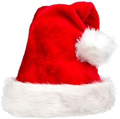 Abaodam pliš Santa Claus dvostruki sloj zgusnuti Božić kape za odrasle Santa kape Headdress dekoracije