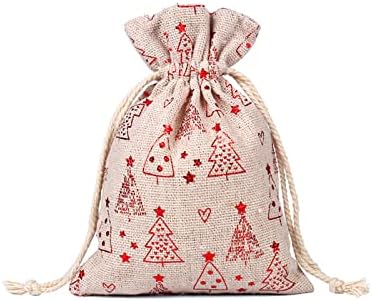 Xios 2022 posteljina posteljina pahuljica bombona poklon pamučna torba torba džep za crtanje božićne